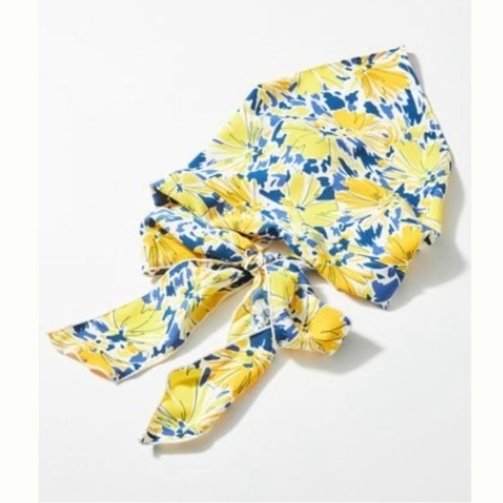 New🌟Anthropologie-Daisy Kerchief Headband- white, yellow, blue